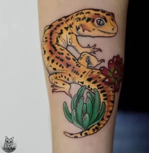 Tokay gecko tattoo